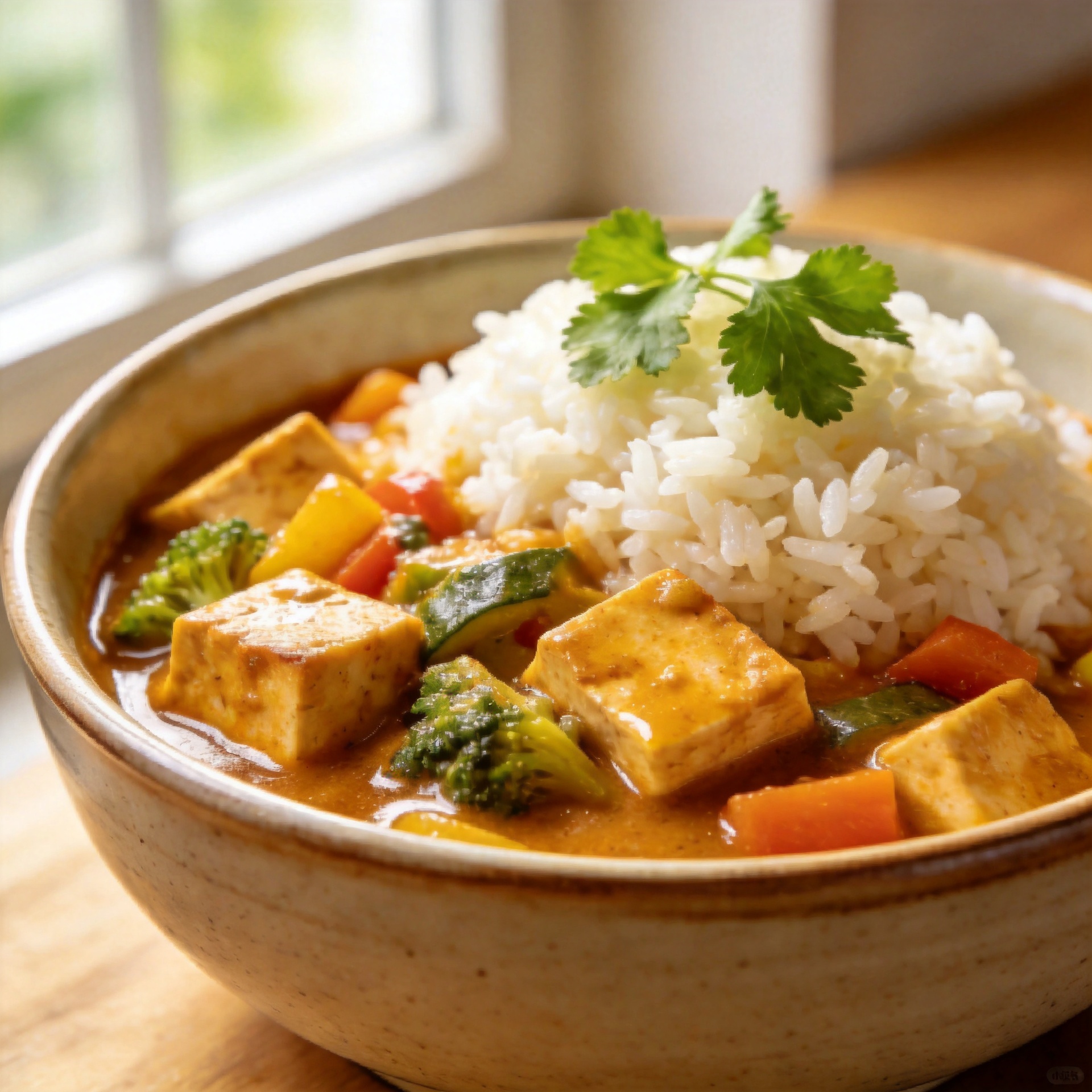 Coconut Tofu Vegetable Curry